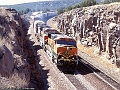 BNSF 1072 at Perrin, AZ in March 2002